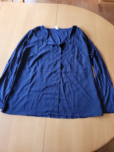 marinefarbenes Blusenshirt von B.C., Langarm, Gr. 46, TOP- Zustand !