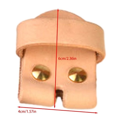 Durable Belt Buckle Connector Leather with Keeper Handmade Belt DIY Accessories - Picture 7 of 15