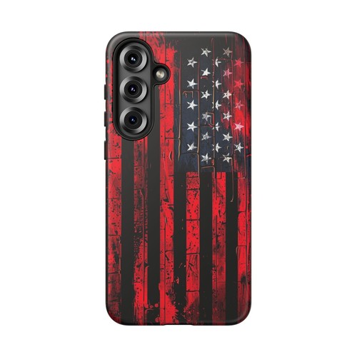 iPhone/Galaxy/Google Rugged American Flag Neon Colors Patriotic Tough Phone Case - Picture 183 of 274