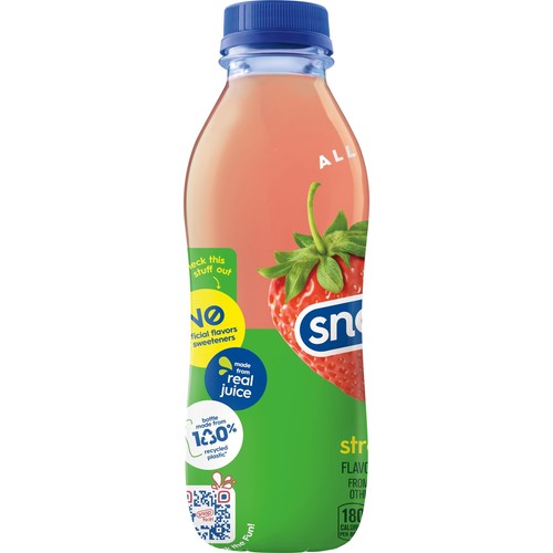 Snapple Kiwi Succo di Fragola Bevanda 16 Fl Oz Confezione da 12 Succhi Tutto Naturale 5 - Foto 5 di 8