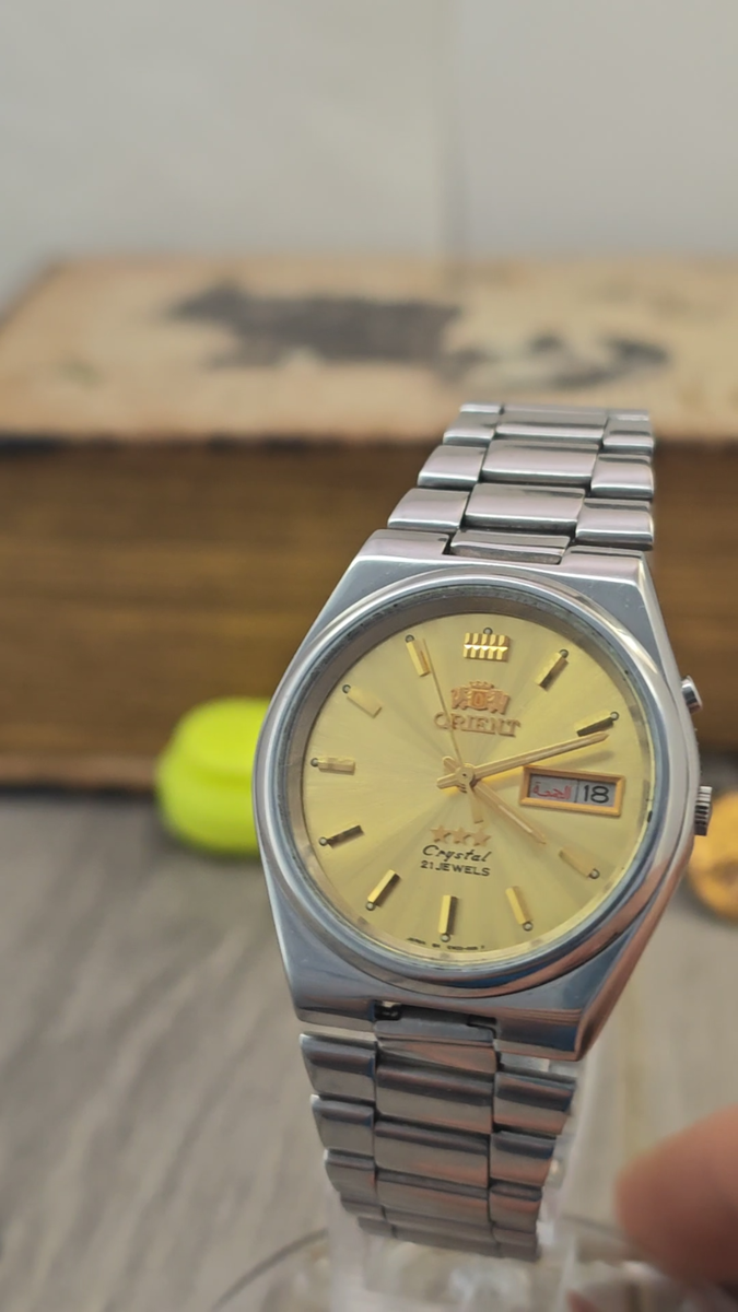 Orient 3 stars KY 469396-81 CA stainless steel automatic Orient 3 stars KY 469396-81 CA stainless steel automatic