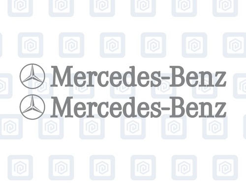 Mercedes Benz Side Skirt Style Vinyl Decal Sticker Logo x 2 AMG A B C E S CLASS - Picture 12 of 14