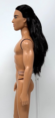 Barbie Looks #9 Ken Model Muse Body Hybrid NUDE Doll Native American Cam Face - Bild 11 von 14