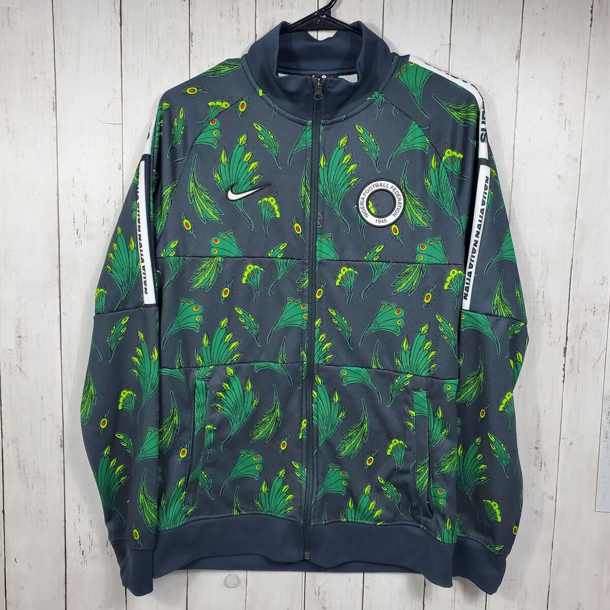 NIKE NIGERIA NATIONAL TEAM ANTHEM TRACK TOP JACKET 2020/21 NIKE NIGERIA NATIONAL TEAM ANTHEM TRACK TOP JACKET 2020/21