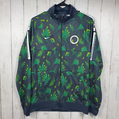 NIKE FOOTBALL NIGERIA TRACKトラックジャケット Nike Nigeria 20/21 I96 Anthem Track Jacket - Seaweed/Black