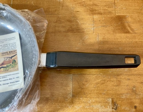 Vintage SEARS Extra Heavy Weight Aluminum Cookwear 8” Sauté Pan Almond NEW - Picture 4 of 9