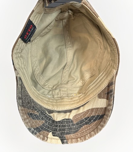 Merle Haggard The Hag Camo Cadet Hat / Cap Otto Strapback Band Country Okie - Picture 6 of 7