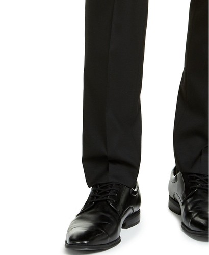 Alfani Mens Slim fit Dress Pants 34 / 32 Black Solid Stretch - Bild 3 von 7