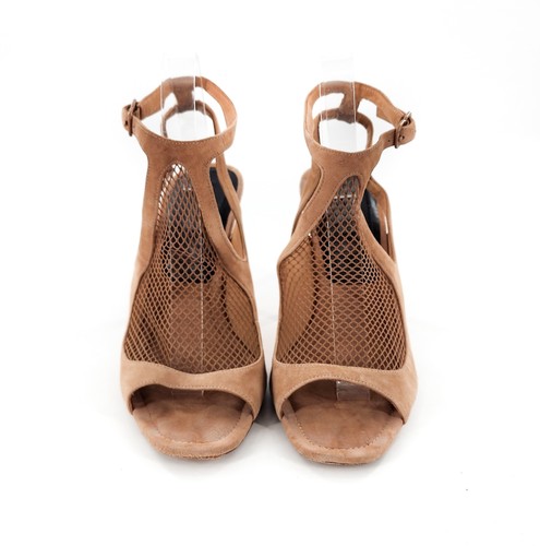 Sandalias ALEXANDER WANG Gamuza Gamuza Red Desnudo Beige Tostado $595 Talla 39.5 9.5 - Imagen 5 de 13