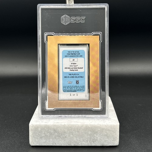 Mini placa de impresión cian enmarcada Topps Allen & Ginter Al Kaline 2020 1 de 1 #69 - Imagen 2 de 2