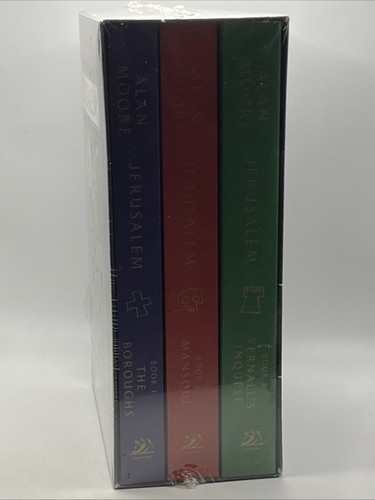 Jerusalem by Alan Moore ~ Slip Box Set~ 3 Books~  NEW SEALED~ 2016 - Picture 2 of 9