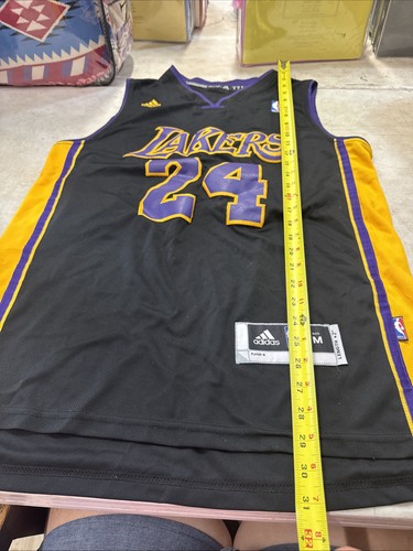 Maglia Adidas Hollywood Nights NBA Los Angeles Lakers Kobe Bryant #24 taglia Med - Foto 3 di 15