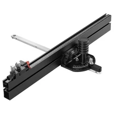 Precision Table Saw Miter Gauge Standard Slot 3/4'' x 3/8'' 24 in Grating