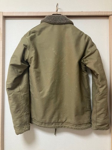 Buzz Rickson's N-1 Deck Jacket Cotton KHK BR11136 BR11548 Herren Größe L aus Japan - Bild 3 von 6