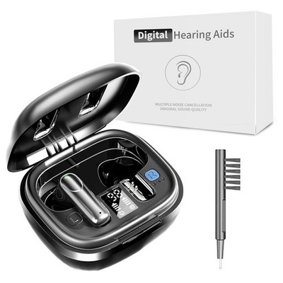 Bluetooth Rechargeable OTC Hearing Aids for Seniors 16 Channel Noise Canceling