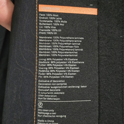 Icebreaker Black 100% Merino Wool Legacy Coat Mens XL Snap Collar Zip Pockets - Picture 9 of 18