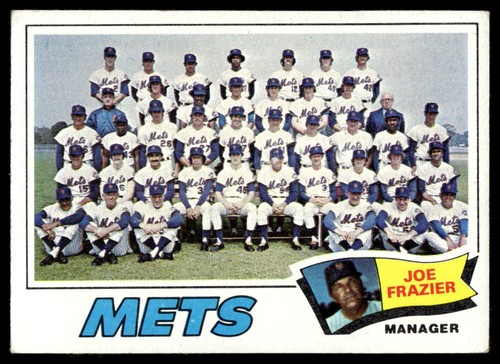 1977 Topps #259 New York Mets TEAM Joe Frazier NO RESERVE! EX-EXMINT