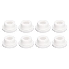 8Pcs White Plug Holes,Rubber Button Plug for 21mm/0.83" Hole