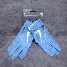 NIKE Alpha Huarache Elite Baseball Batting Gloves Mens XL UNC Blue White