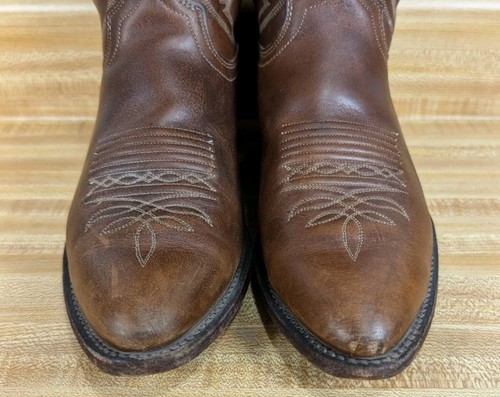 Dan Post Leather Boots Mens Size 8 1/2 D Brown Western Cowboy Southwestern - Picture 10 of 24