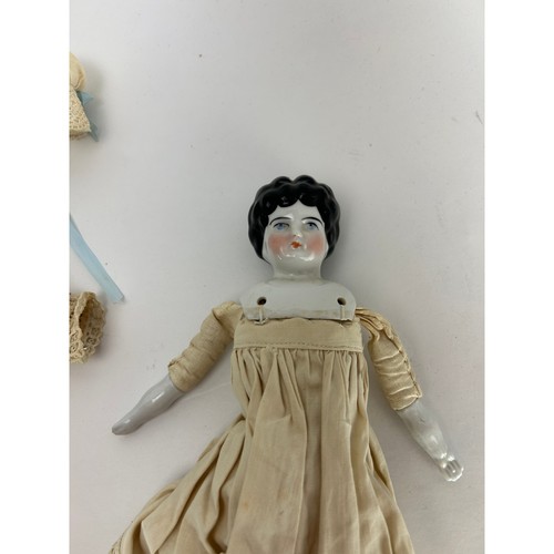 Muñeca Cabeza China Antigua 14 pulgadas Cabello Negro Original Cuerpo y Ropa Años 1880 - Imagen 7 de 13