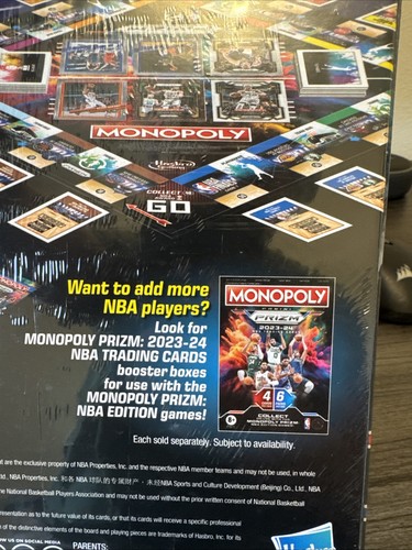 *SEALED* 2023-24 PRIZM BASKETBALL MONOPOLY BOARD GAME 1 STARTER & 2 PRIZM PACKS - Picture 6 of 9