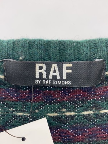RAF SIMONS Tejido y Suéter (Grueso) -- Lana GRN Patrón Total Usado - Imagen 3 de 7