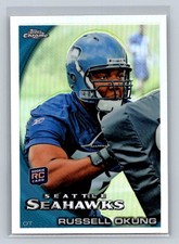 2010 Topps Chrome Refractors #C53 Russell Okung Rc Rookie  Seattle Seahawks C3