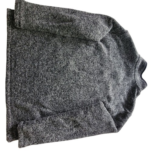 Orvis Mens XXL Black White Pullover Fleece Lined Quarter Zip Sweater - Picture 4 of 15