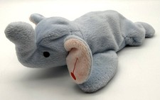 Ty Beanie Babies “Peanut” the Light Blue Elephant 1st Generation 1995
