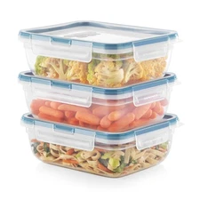 Best Snapware Total Solution 3-Pack 8.5-Cup Plastic Food Storage Containers Set