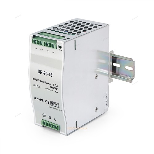 90W 15V 6A Din Rail Power Supply For HOMSECUR Video Door Intercom System - Picture 4 of 10