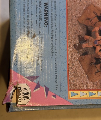 ! Vintage Bully/Bullyland Tipi Set mit PVC Figur & Originalkarton - Bild 11 von 23