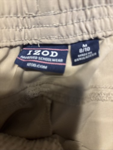 IZOD Girls Pants Sz 8-10 Approved School Wear Elastic Waist Banded Leg NWT - Picture 7 of 7