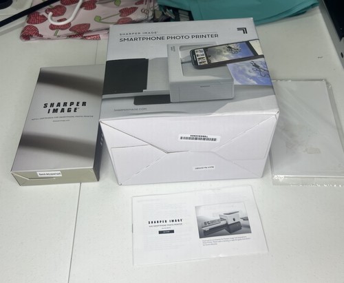 New Smarter Image Smartphone Photo Printer Bundle And Photo Paper - Picture 4 of 5