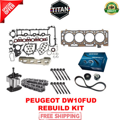 Citroen Peugeot DW10FUD 2.0L HDI Diesel Boxer Timing Belt Kit + Conversion Parts