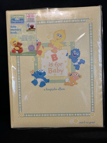 Sesame Beginning “B Is For Baby” Baby Memory Book Keepsake Stepping Stones NEW - Picture 1 of 22