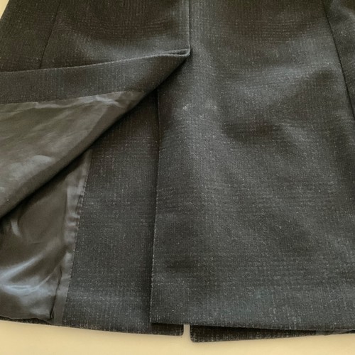 Abrigo John Varvatos Star EE. UU. Mezcla de Lana Guisante Para Hombres 40 Negro Gris Premium A Medida - Imagen 8 de 14