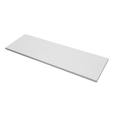 SSWBasics Laminated White Melamine Shelf Board, 36”L x 12”W, Durable and Sleek