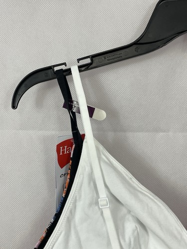 Hanes Originals Women's Triangle Bralette, Breathable Stretch Cotton, 2-Pack BN6 - Picture 11 of 15