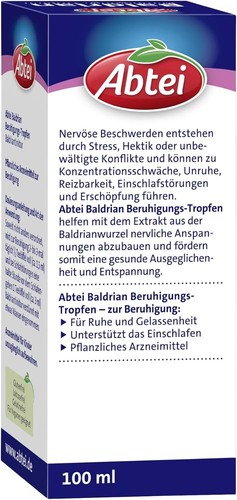Abtei Baldrian Beruhigungstropfen - pflanzliches 100 ml (1er Pack) - Bild 5 von 8