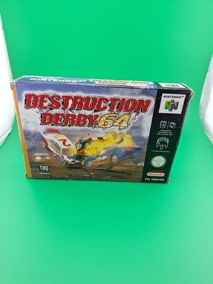 Nintendo 64, Destruction Derby 64, N64, mit OVP und Spielenleitung
