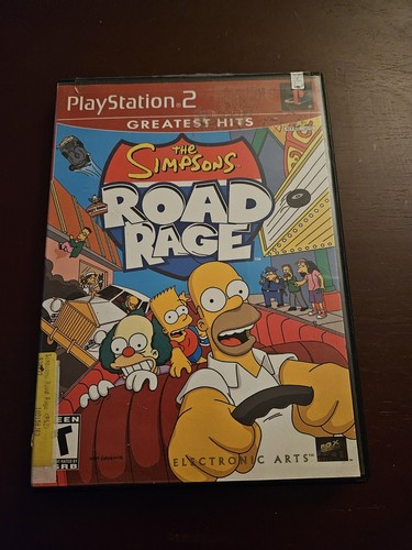 Simpsons Road Rage (Sony PlayStation 2, PS2 2001) Greatest Hits ohne Handbuch getestet