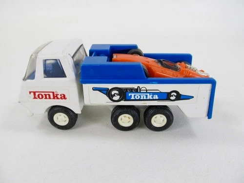 Vtg 1978 Tonka Toys - Tiny /Mini Tonka Racer Transport - Scream'n Demon Race Car