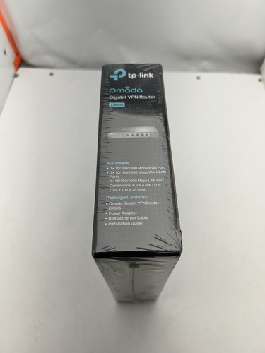 TP-Link ER605 V2 Omada 5-Port Gigabit Multi-WAN VPN Router, 3 Config WAN/LAN - Picture 4 of 6