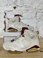 Air Jordan 6 Retro “Maroon” (2015) Men’s Size 11 Pre-owned Sneakers 384664-116