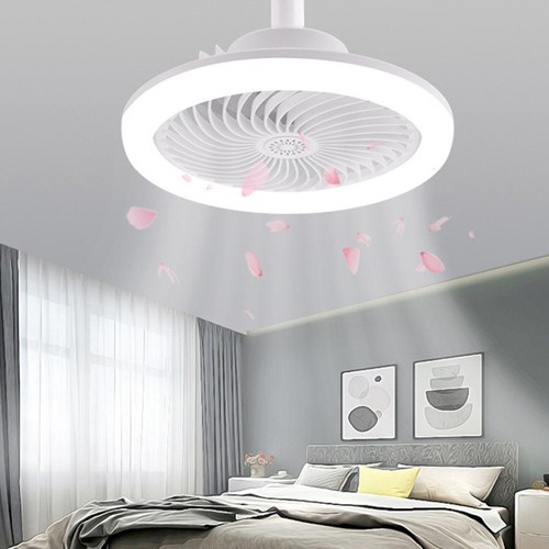 30W Fan Light Chandelier Ceiling Fan Remote Low Profile Ceiling Fan Silent Light - Picture 6 of 11