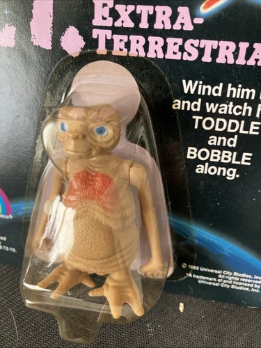 Seltener Taiwan Vintage 1982 E.T. The Extra Terrestrial Wind Up Toddle/Bobble Figur - Bild 4 von 7