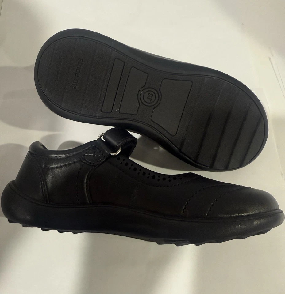 STRIDE RITE Claire Black Leather Mary Janes Flats - Girls 12 M - Image 4 of 4