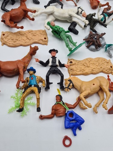 Britains Timpo Soldaten Cowboys Indianer Spielzeug Figuren Ersatzteile Reparaturen A11 - Bild 12 von 12